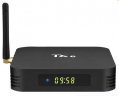 Ресивер IPTV Tanix TX6 4/32Гб, Android 9.0, WiFi, Lan, USB