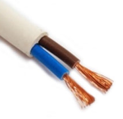 ПВС 2х4 Провод силовой ГОСТ(белый)