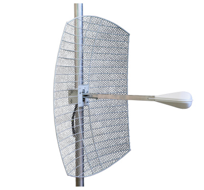 Параболическая сетчатая антенна усилением 24 дБ. MIG 3G LTE WIFI MIMO Parabola 2.6-24