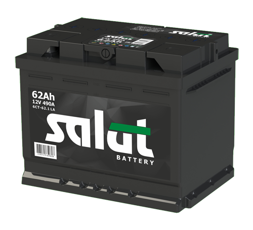 Аккумулятор 6СТ-62LА SALUT